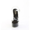 Pleaser CAPTIVA-608 Black Platform High Heeled Shoes