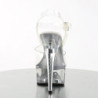 Pleaser CAPTIVA-608 Clear Platform High Heeled Shoes