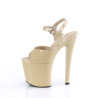 Pleaser ENCHANT-709 Cream Patent Sale Women
