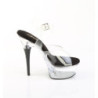Pleaser CAPTIVA-608 Black Insole High Heels Platform Shoes