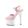 Pleaser ADORE-709 Rose White Platform High Heeled Shoes