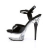 Pleaser CAPTIVA-609 Clear Platform High Heeled Shoes