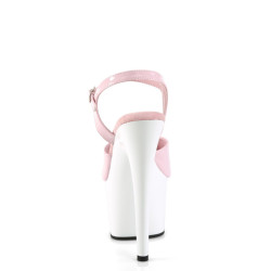 Pleaser ADORE-709 Rose White Platform High Heeled Shoes
