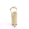 Pleaser ENCHANT-709 Cream Patent Sale Women