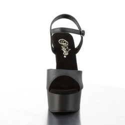 Pleaser CAPTIVA-609 Black Vegan Leather Sale Women