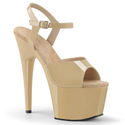 Pleaser ADORE-709 Cream Platform Women High Heels Shoes
