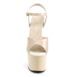 Pleaser ADORE-709 Cream Platform Women High Heels Shoes