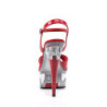 Pleaser CAPTIVA-609 Red Patent High Heeled Women Shoes