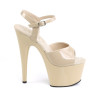 Pleaser ADORE-709 Cream Platform Women High Heels Shoes