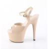 Pleaser ADORE-709 Nude Platform Women High Heels Shoes