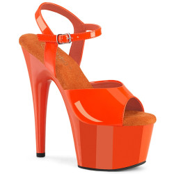 Pleaser ADORE-709 Orange Platform Women High Heels Shoe