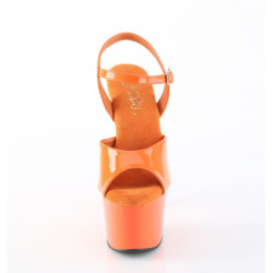 Pleaser ADORE-709 Orange Platform Women High Heels Shoe