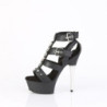 Pleaser CAPTIVA-658 Black Vegan Leather Sale Women