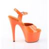Pleaser ADORE-709 Orange Platform Women High Heels Shoe
