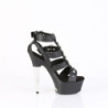 Pleaser CAPTIVA-658 Black Vegan Leather Sale Women
