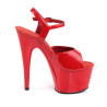 Pleaser ADORE-709 Red Platform Women High Heels Shoes