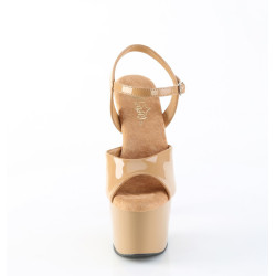 Pleaser ADORE-709 Toffee Platform High Heeled Sandals