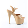 Pleaser ADORE-709 Toffee Platform High Heeled Sandals