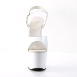 Pleaser ADORE-709 White Platform High Heeled Sandals
