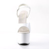 Pleaser ADORE-709 White Platform High Heeled Sandals