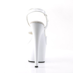 Pleaser ADORE-709 White Platform High Heeled Sandals