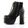 Demonia CHARADE-100 Black Vegan Chunky Platform Boots