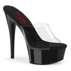 Pleaser EXCITE-601 Transparent Black Sale Women