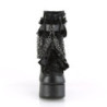 Demonia CHARADE-110 Black Vegan Chunky Platform Boots