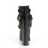 Demonia CHARADE-110 Black Vegan Chunky Platform Boots