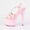 Pleaser ADORE-713 Rose Criss Cross Straps High Heels