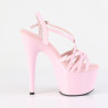 Pleaser ADORE-713 Rose Criss Cross Straps High Heels