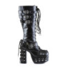 Demonia CHARADE-206 Black Vegan Chunky Platform Boots