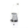 Fabulicious CHIC-06 Transparent Steel Heeled Sandals