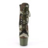 Pleaser ADORE-1020CAMO Green Camouflage Fabric Sale