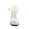 Fabulicious CHIC-08 Transparent Steel Heeled Sandals