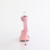 Fabulicious CHIC-40 Rose Ankle Strap Steel Heel Sandal