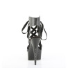 Pleaser CAPTIVA-600-14 Black Ankle Cuff High Heel Shoe