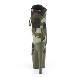 Pleaser ADORE-1020CAMO Green Camouflage Fabric Sale