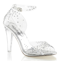 Fabulicious CLEARLY-430RS Transparent Lucite Sale Women