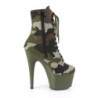 Pleaser ADORE-1020CAMO Green Camouflage Fabric Sale