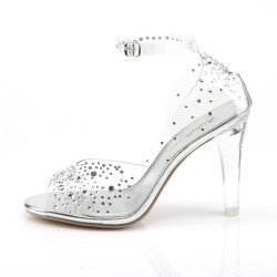 Fabulicious CLEARLY-430RS Transparent Lucite Sale Women