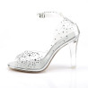 Fabulicious CLEARLY-430RS Transparent Lucite Sale Women