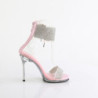 Fabulicious CHIC-47 Rose Ankle Cuff Steel Heel Sandal