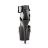 Pleaser DELIGHT-670-3 Black Ankle Cuff High Heels Shoes