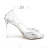Fabulicious CLEARLY-430RS Transparent Lucite Sale Women