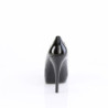 Pleaser Pink Label CHLOE-02 Black Patent Heels Men