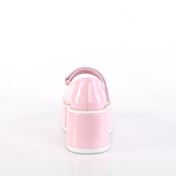Demonia DOLLIE-01 Rose Hologram Punk Lolita Platform Pumps