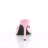 Pleaser CLASSIQUE-01 Rose Vegan High Heeled Mules