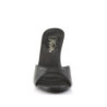 Pleaser CLASSIQUE-01 Black Kid Vegan High Heeled Mules