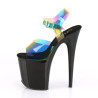 Pleaser FLAMINGO-808RB Rainbow Exotic Pole Dance High Heels